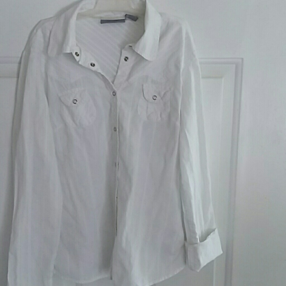 Arizona white button down SIZE med